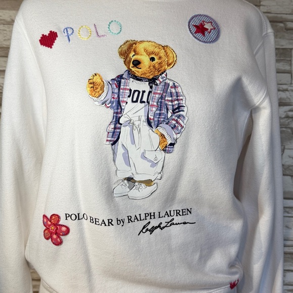 Polo by Ralph Lauren Iconic Bear Embroidered Sweatshirt - Picture 3 of 14